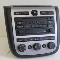 2004-2005 NISSAN MURANO STEREO RADIO CD PLAYER CLIMATE CONTROL 28185 CA010 - BIGGSMOTORING.COM