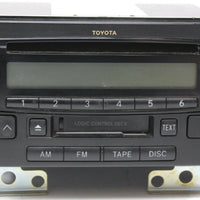 2003-2005 Toyota 4Runner 16845 Radio Stereo Cassette Tape Cd Player 86120-35222 - BIGGSMOTORING.COM