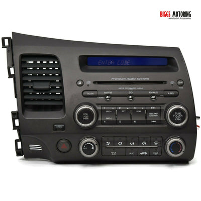 2006-2011 Honda Civic Premium Audio Radio Stereo Cd Player 39100-SVA-A100 +CODE