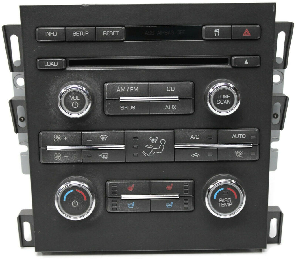 2010-2012 Lincoln MKZ Radio Cd Player Climate Control AH6T-19C158-BC