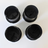 2004-2008 FORD F150 DASH A/C AIR VENTS BLACK & CHROME SET of 4 2007 2006 2005 - BIGGSMOTORING.COM