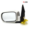 2004-2008 Honda Pilot Driver Left Side Power Door Mirror White 33731 - BIGGSMOTORING.COM