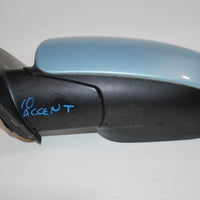 2010-2011 HYUNDAI ACCENT  DRIVER LEFT SIDE POWER DOOR MIRROR BLUE