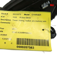 2011-2014 Dodge Charger Passenger Right Side Power Door Mirror Black 33075