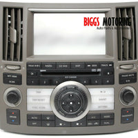 2006-2008 Infiniti FX35 FX45 Radio Face Climate Control Panel 28395 CL70A - BIGGSMOTORING.COM