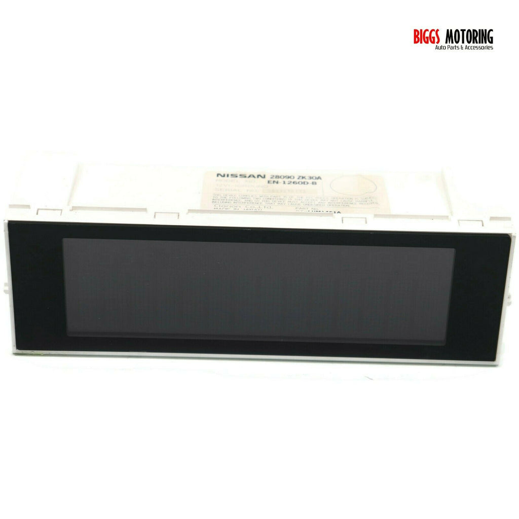 2007-2008 Nissan Maxima Radio Information Display Screen 28090 ZK30A