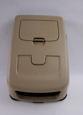 2004-2010 FORD F250 ROOF OVERHEAD CONSOLE STORAGE TAN - BIGGSMOTORING.COM