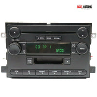 2004-2007 Ford F150 Radio Stereo Single Disc Cassette Cd Player 4L3T-18C868-FC - BIGGSMOTORING.COM