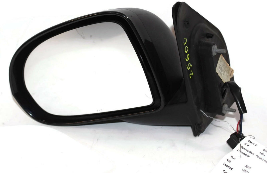 2007-2017 JEEP COMPASS DRIVER LEFT SIDE POWER DOOR MIRROR BLACK