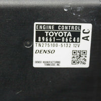 2007 Toyota Camry Engine Control Module ECM 89661-06C40