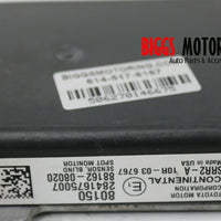 2015-2017 Toyota Sienna Blind Spot Monitor Sensor Module 88162-08020
