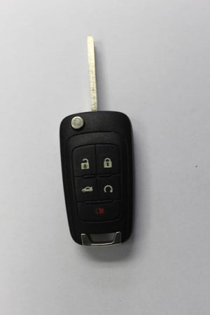 2010-2014  GM BUICK 5 BUTTON KEYLESS ENTRY REMOTE REPLACEMENT KEY FOB