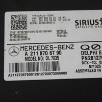 2008-2011 Mercedes Benz Sirius Satellite Radio Module Receiver