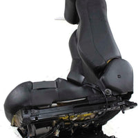 2003-2006 Infiniti G35 Coupe Front Passenger Power Black Leather Seat Complete - BIGGSMOTORING.COM