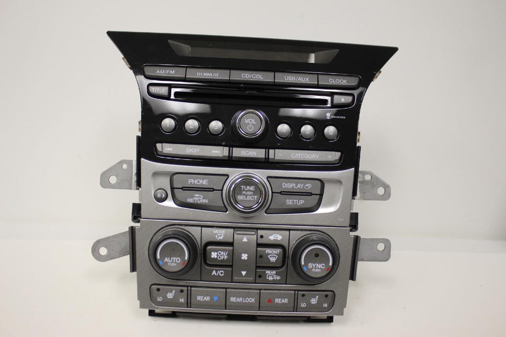 2012-2013 HONDA PILOT STEREO XM RADIO CD PLAYER CLIMATE CONTROL 39100-SZ9-A311-M