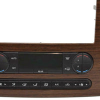 2004-2007 FORD FREESTAR CLIMATE CONTROL BEZEL WITH WOOD GRAIN 3F2H-18D422-AF - BIGGSMOTORING.COM