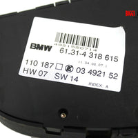 2000-2006 BMW E53 X5 Driver Side Seat Adjustable Switch Control 61.31-4318 615 - BIGGSMOTORING.COM