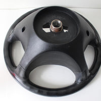 2003-2008 Mercedes Benz R230 Sl500 Sl600 Steering Wheel Black Leather - BIGGSMOTORING.COM