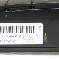 2006-2012 Mercedes Benz X164 ML350  GL450 Hazard Heated Control Switch