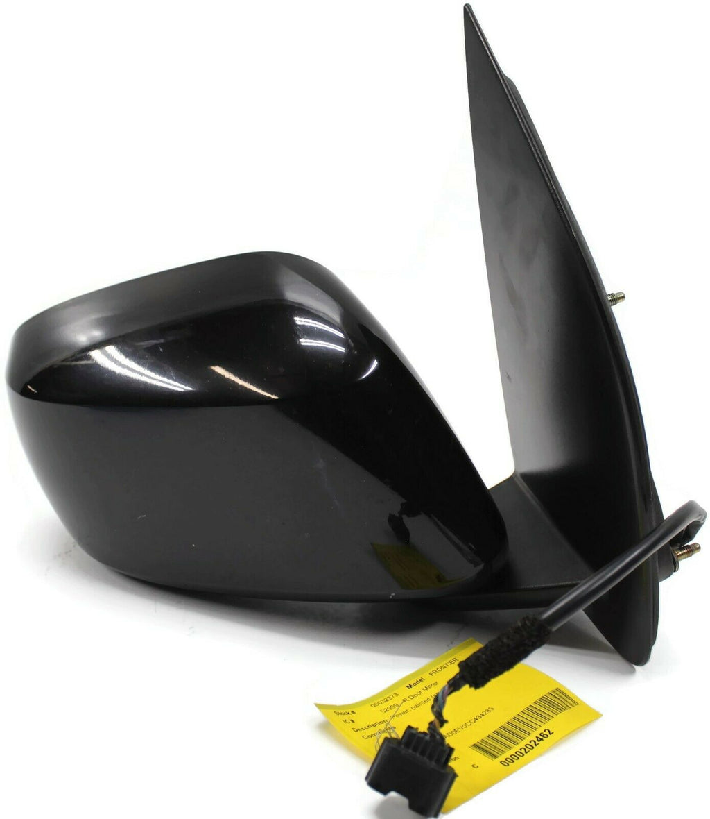 2005-2012 Nissan Frontier Passenger Right Side Power Door Mirror Black 32273 - BIGGSMOTORING.COM