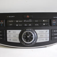 2006-2009 INFINITI M35 M45 RADIO FACE CLIMATE CONTROL PANEL 28395 EH100 - BIGGSMOTORING.COM