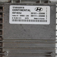 2011-2014 Hyundai Sonta Ecu Engine Computer Module 39101-2G690