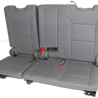 2015-2020 Factory Oem Yukon Denali 3rd Row Rear Leather Seat Power Folding Gray