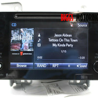 2016-2019 Toyota Tacoma Navi Radio Cd Player Touch Display Screen 86100-08031