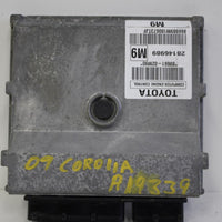 2009-2010 Toyota Corolla Engine Computer Control Module 89661-02M90