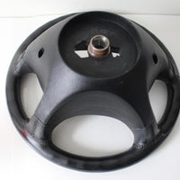 2003-2008 Mercedes Benz R230 Sl500 Sl600 Steering Wheel Black Leather - BIGGSMOTORING.COM