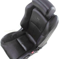 2003-2006 Infiniti G35 Coupe Front Passenger Power Black Leather Seat Complete - BIGGSMOTORING.COM