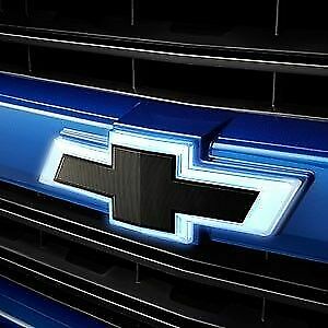 2014-2019 Silverado GM Front Illuminated Black Bowtie Emblem Kit 23385942