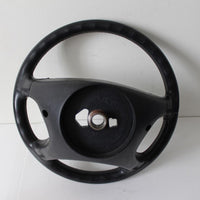 2003-2008 Mercedes Benz R230 Sl500 Sl600 Steering Wheel Black Leather - BIGGSMOTORING.COM