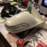 2005-2009 ACURA RL PASSENGER RIGHT SIDE POWER DOOR MIRROR WHITE - BIGGSMOTORING.COM